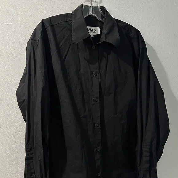 Maison Margiela organic cotton shirt black